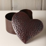 Seventh Anniversary Copper Heart Box
