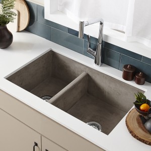 Farmhouse Double Bowl left-handed kitchen sink