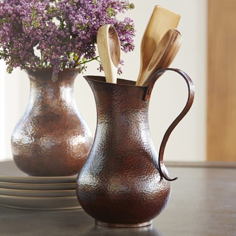 Los Olivos Copper Pitcher in Antique (CPB282)