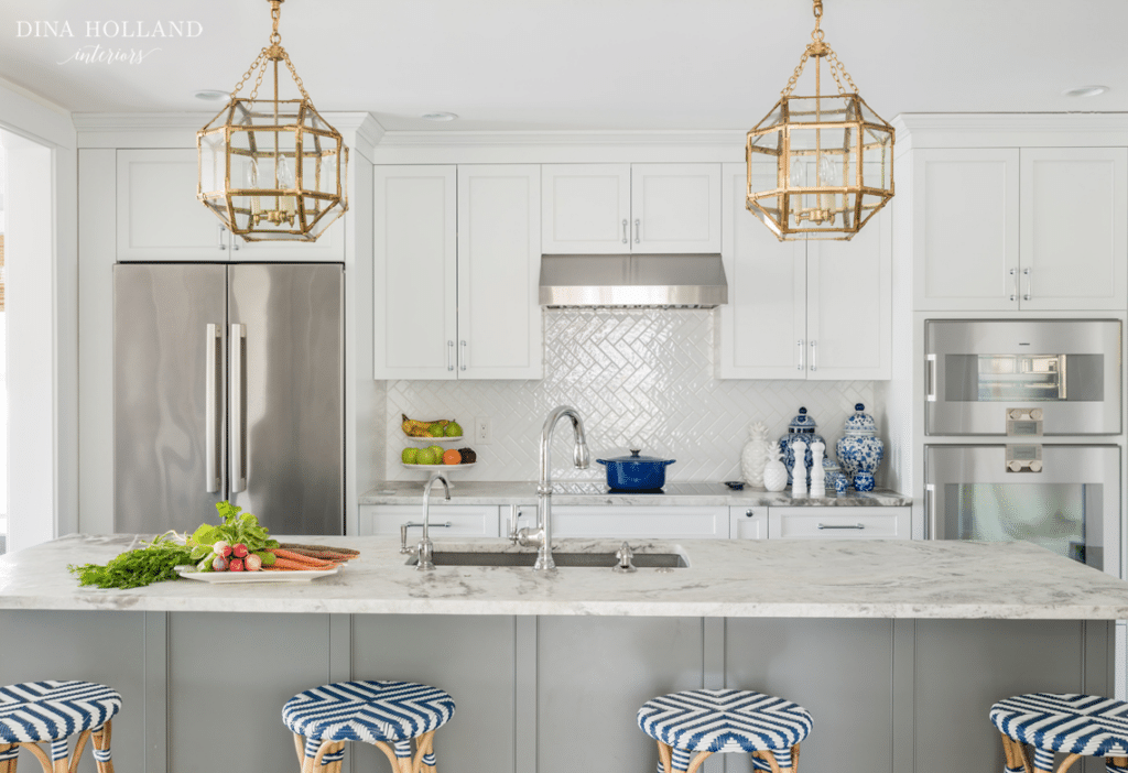 How To Use Mixed Metals In The Kitchen, Mixed Metal Light Fixtures