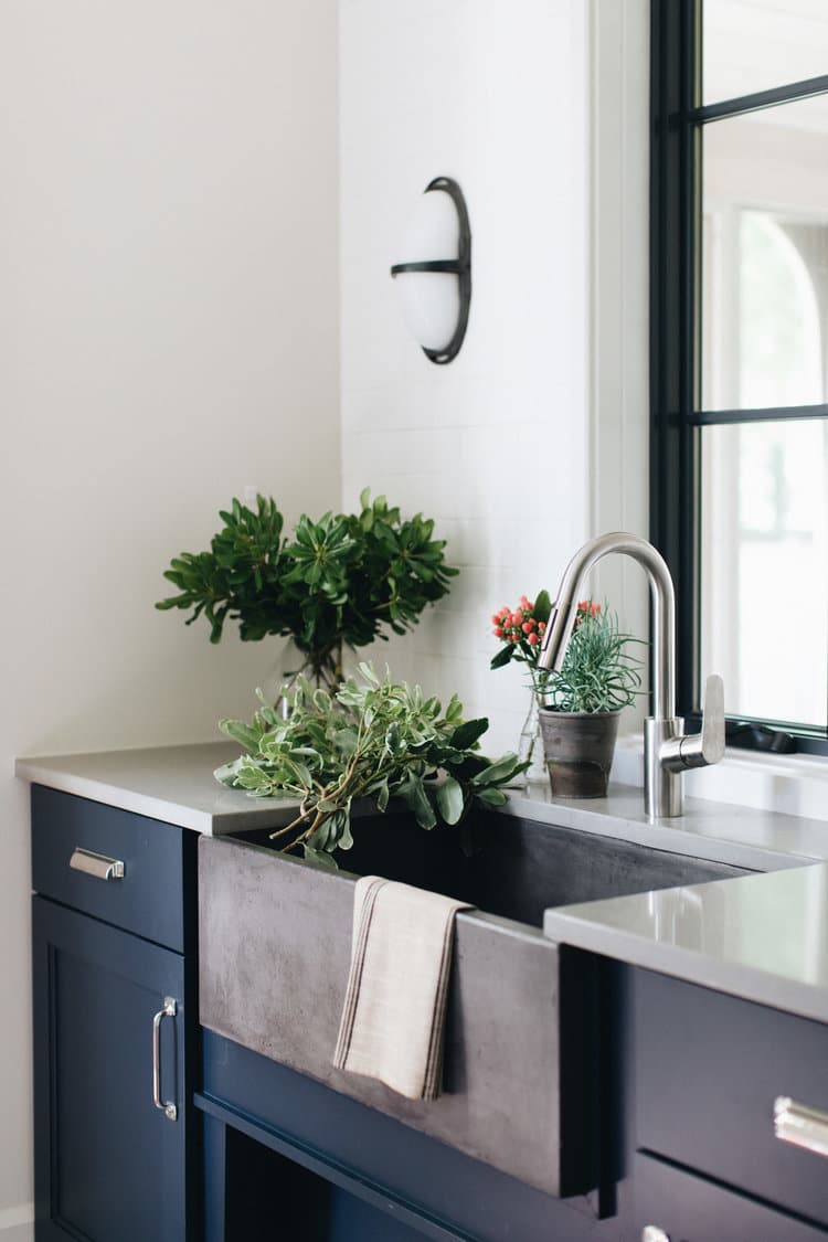 Single Bowl Sink Kitchen Design by Kate Marker Interiors
