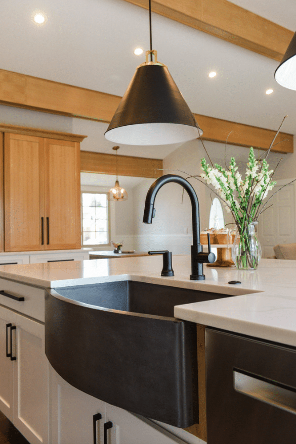 Single Bowl Kitchen Sink Kitchen Design by West End Interiors