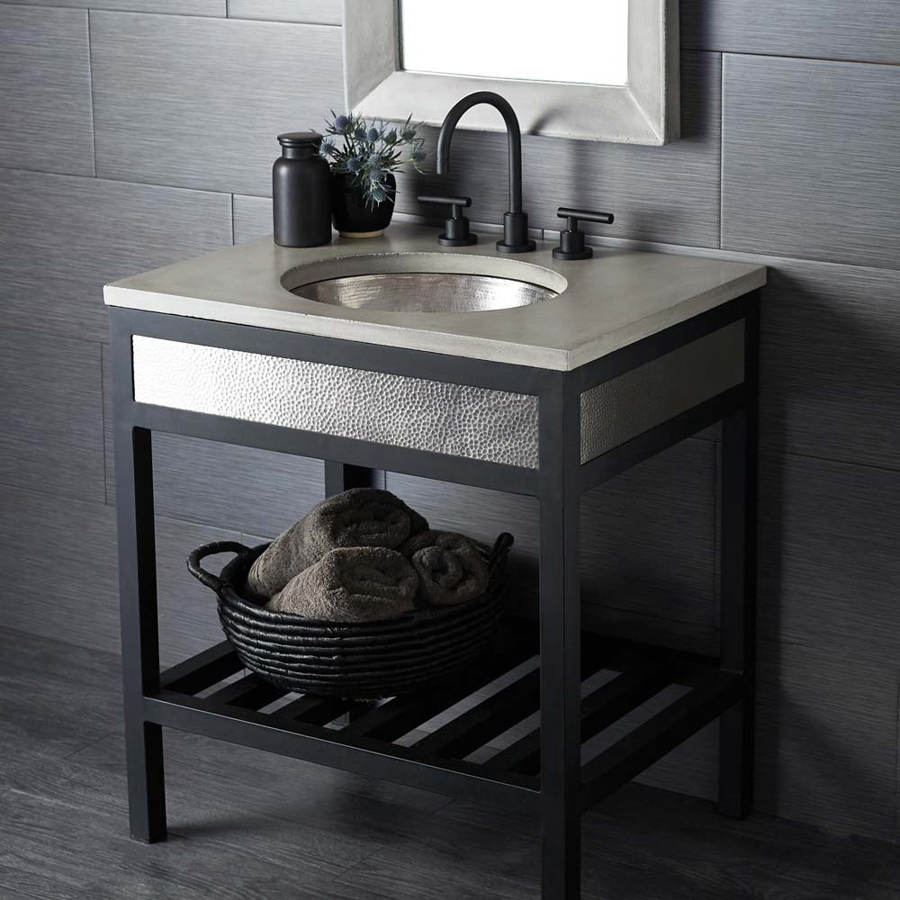 Nativestone Concrete Vanity Tops, 30 Inch Vanity Top No Sink