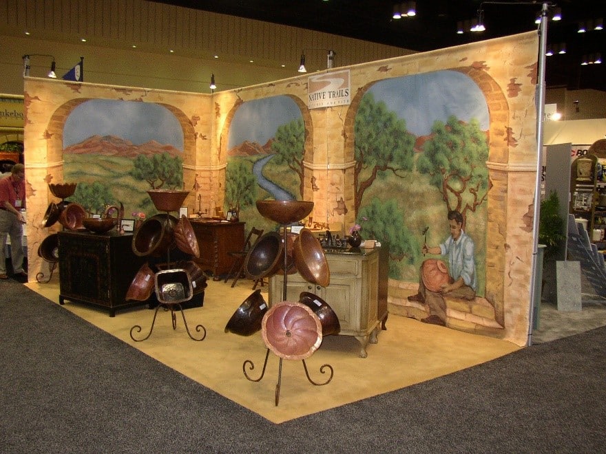 Early Native Trails Trade Show Booth