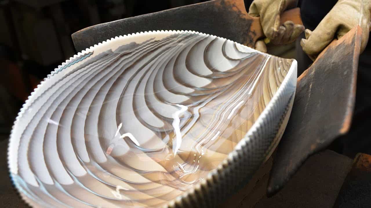 Amalfi Exquisite Handmade Glass Vessel Sink 17.5