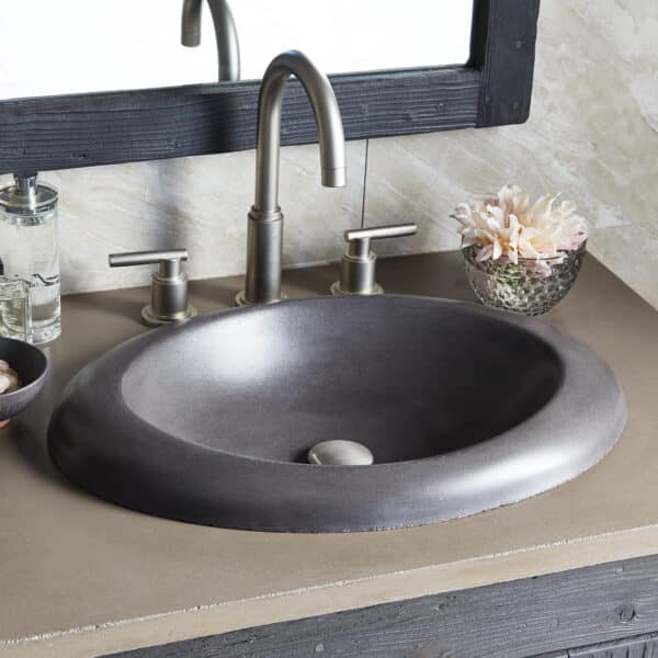 Cuyama NativeStone Bathroom Sink in Slate (NSL2115-S)