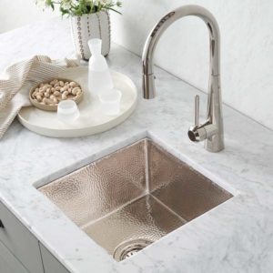 Cantina Copper Bar Prep Sink Polished Nickel CPS834