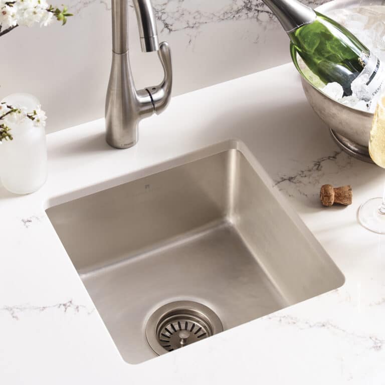 Reveler Precious Metal Sink For Bar & Kitchen Prep 