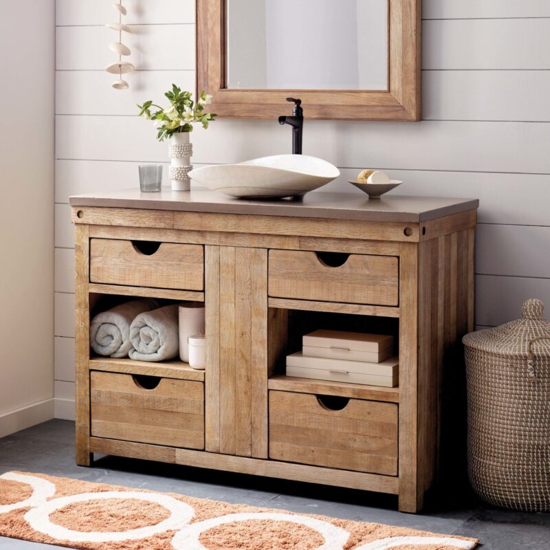 Vintner's 48-inch Bathroom Vanity in Chardonnay (VNW481)