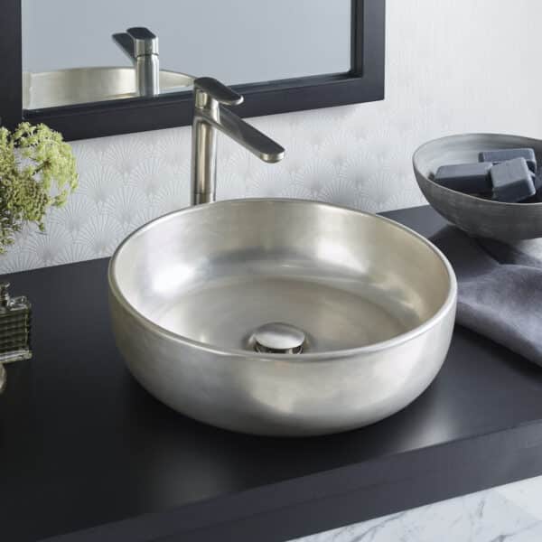 Bliss Fireclay Bathroom Sink in Silver (PML1616-S)