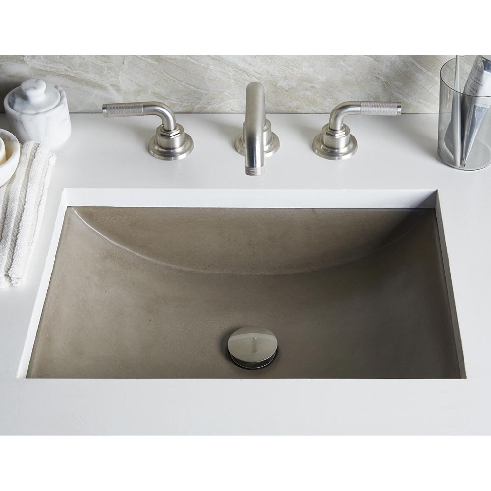 Cabrillo Concrete Undermount Bathroom Sink Native Trails