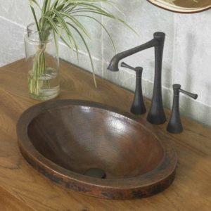 Hibiscus-Copper-Bathroom-Sink-Antique-CPS243