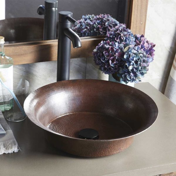 Maestro-Bajo-Copper-Bathroom-Sink-Antique-CPS271