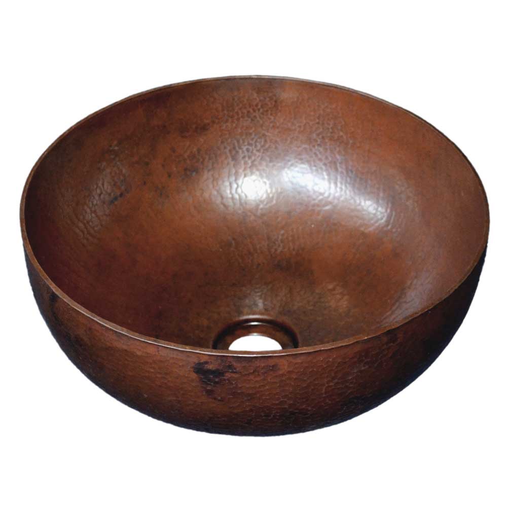Maestro Petit 12 5 Inch Copper Vessel Bathroom Sink Native Trails
