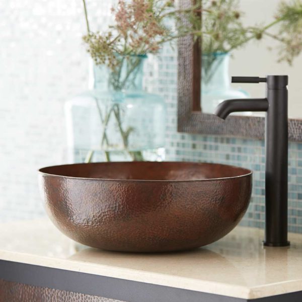 Maestro-Round-Copper-Bathroom-Sink-Antique-CPS263