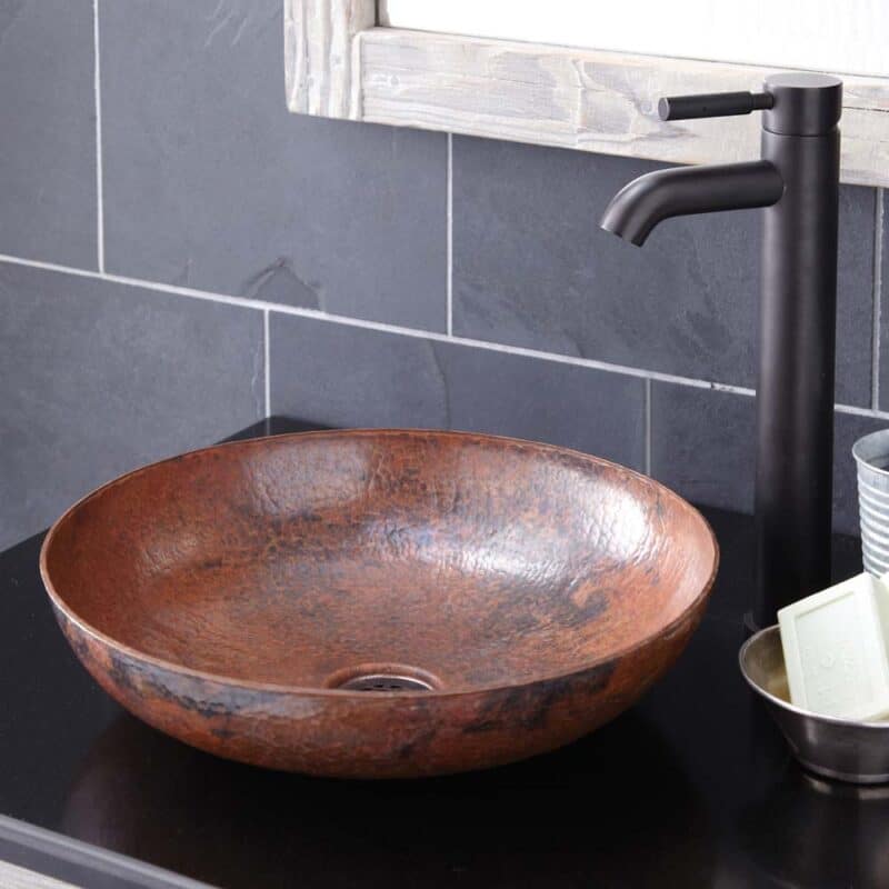 Maestro-Sonata-Petit-Copper-Bathroom-Sink-Tempered-CPS383