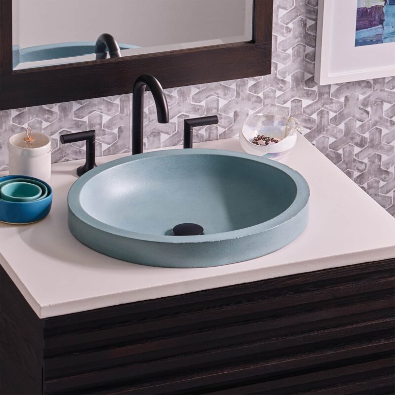 Tolosa NativeStone Bathroom Sink in Ocean (NSL1916-O)
