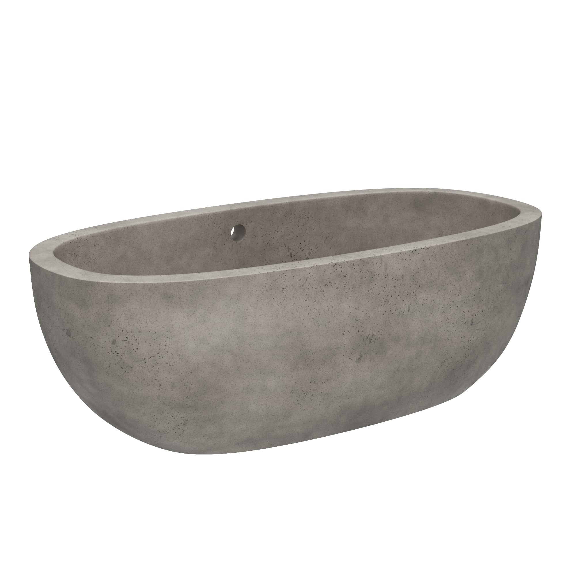 Avalon 72-Inch Concrete Soaking Tub | Native Trails