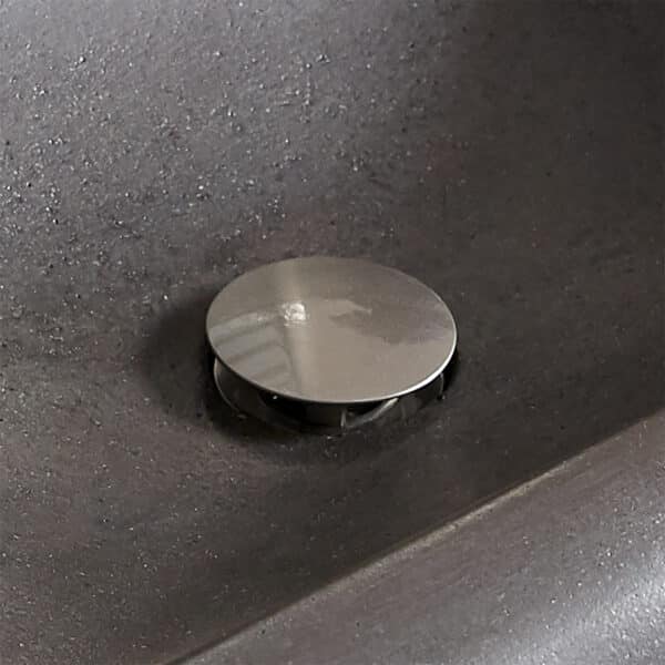 1.5-inch Dome Drain in Brushed Nickel (DR120-BN)
