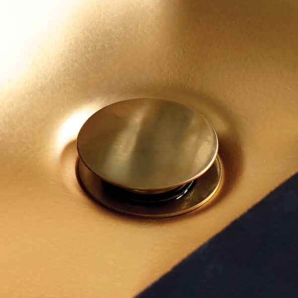 1.5-inch Dome Drain in Matte Gold (DR120-MG)