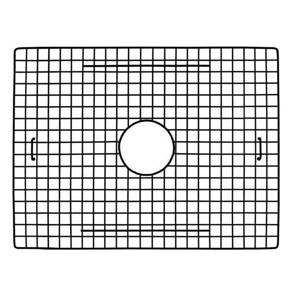 20.5-inch x 14.5-inch Bottom Grid in Matte Black (GR2014-MB)