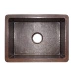 Cocina | 21-Inch Hammered Copper Kitchen Sink | Native Trails