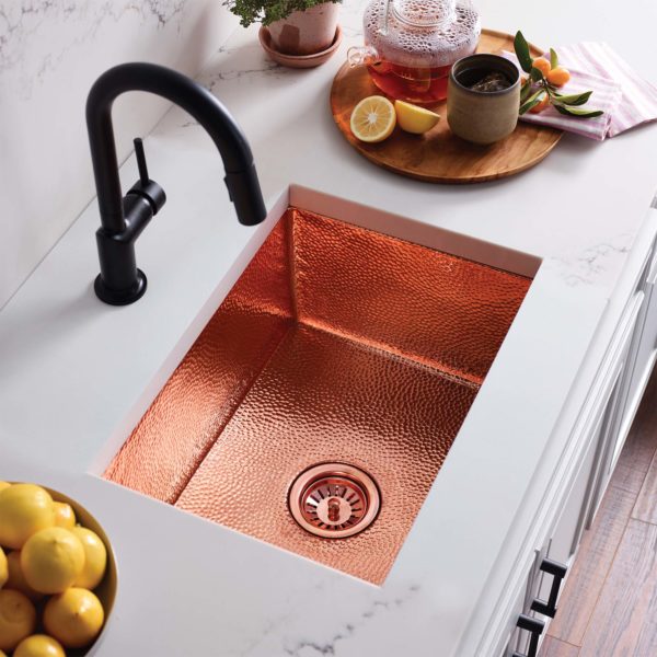 Cocina 21 Copper Kitchen Sink in Polished Copper (CPK478)
