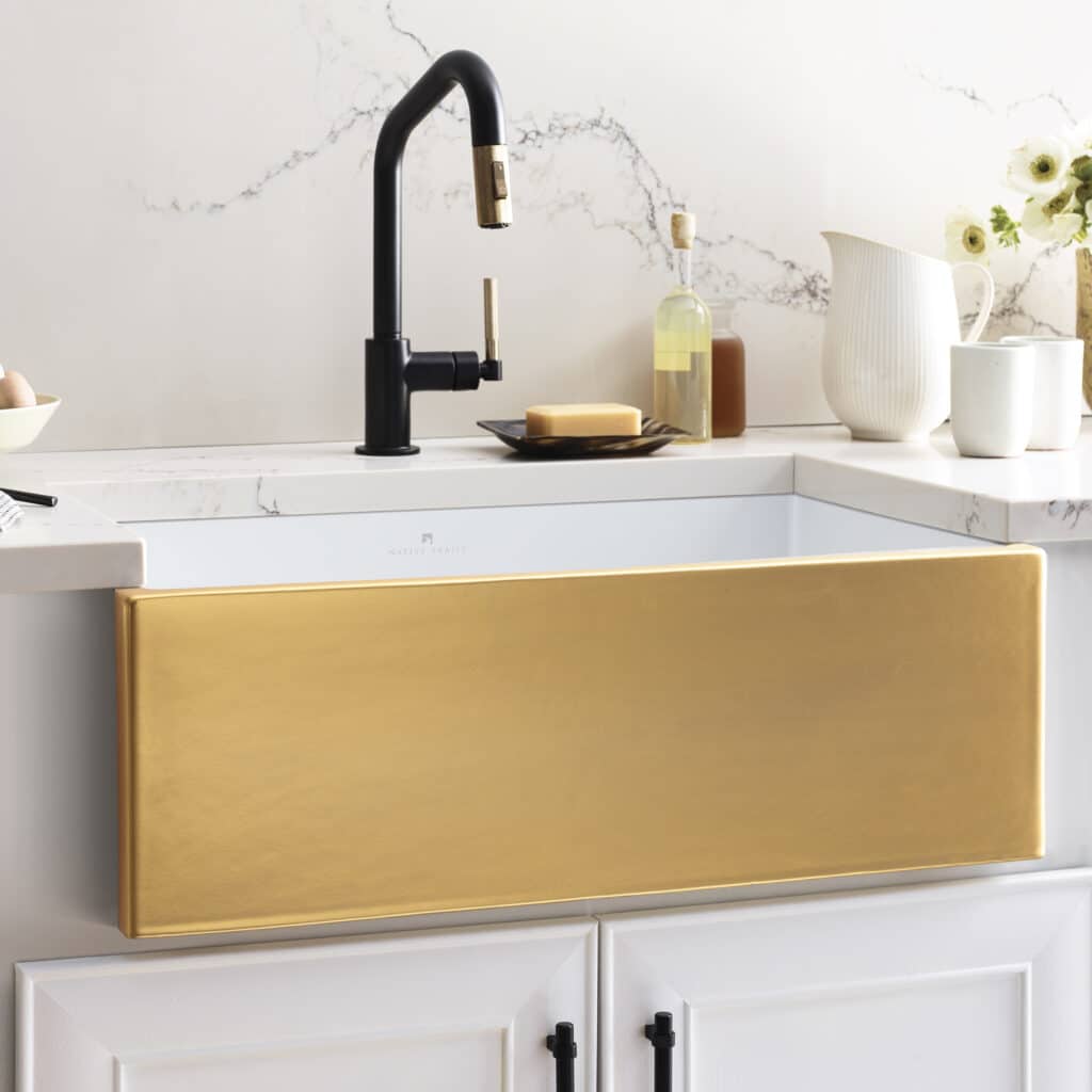 Dreamer 30 Inch Precious Metal Farmhouse Sink Native Trails