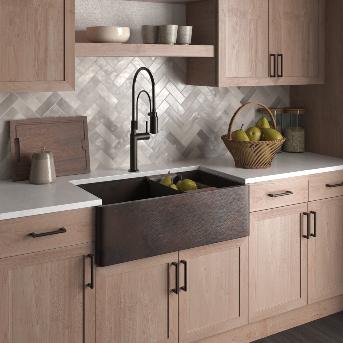 Farmhouse Concierge 33 Copper Workstation Sink | Native Trails