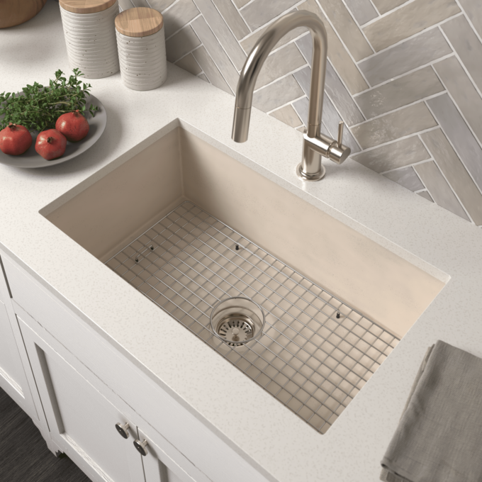 Pacifica Concrete Kitchen Sink Sand NSK3019-D