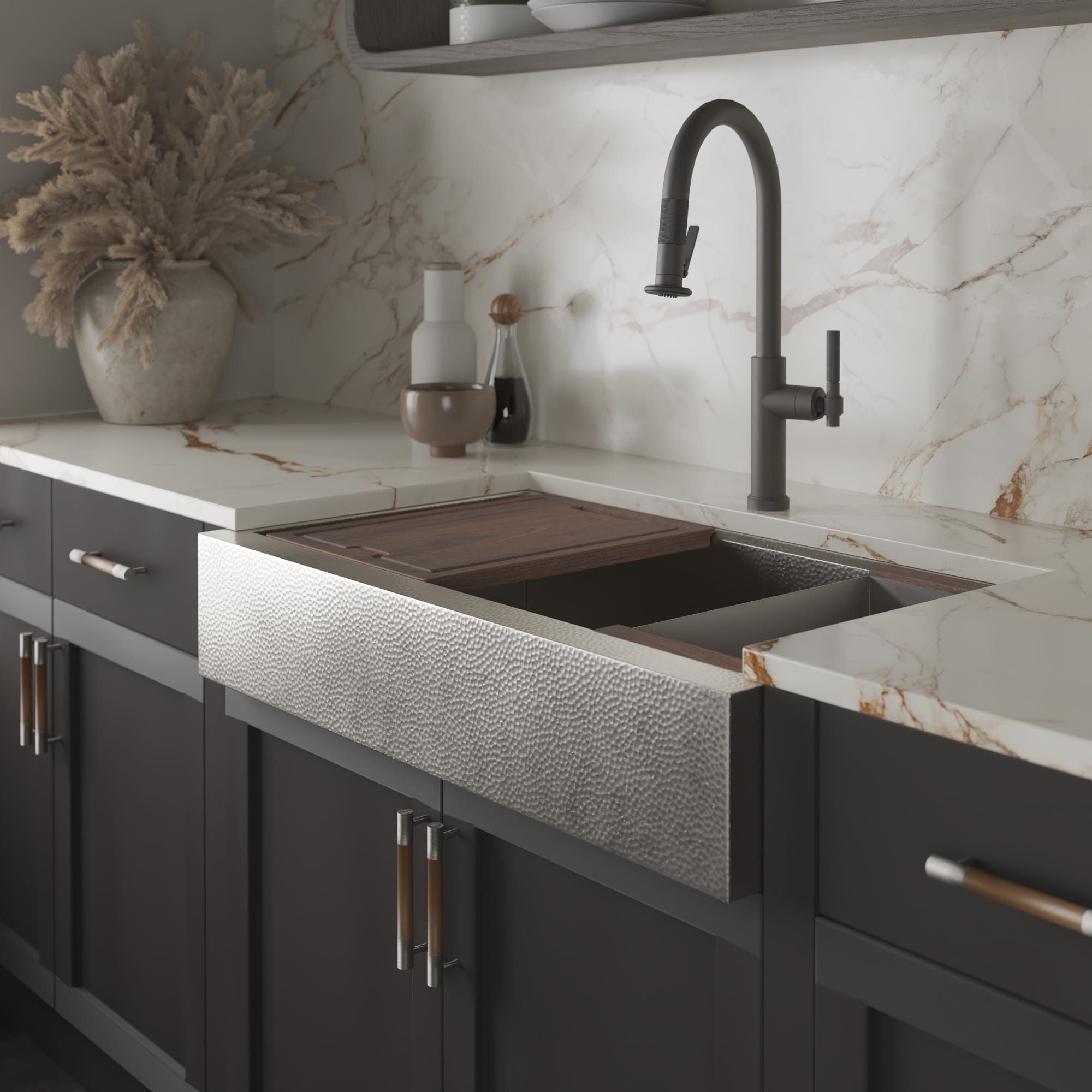 Paragon-Concierge-Copper-Kitchen-Sink-Brushed-Nickel-CPKG591-1