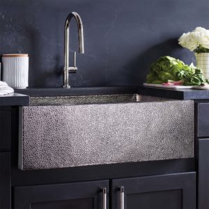 Pinnacle Copper Kitchen Sink in Polished Nickel (CPK892)