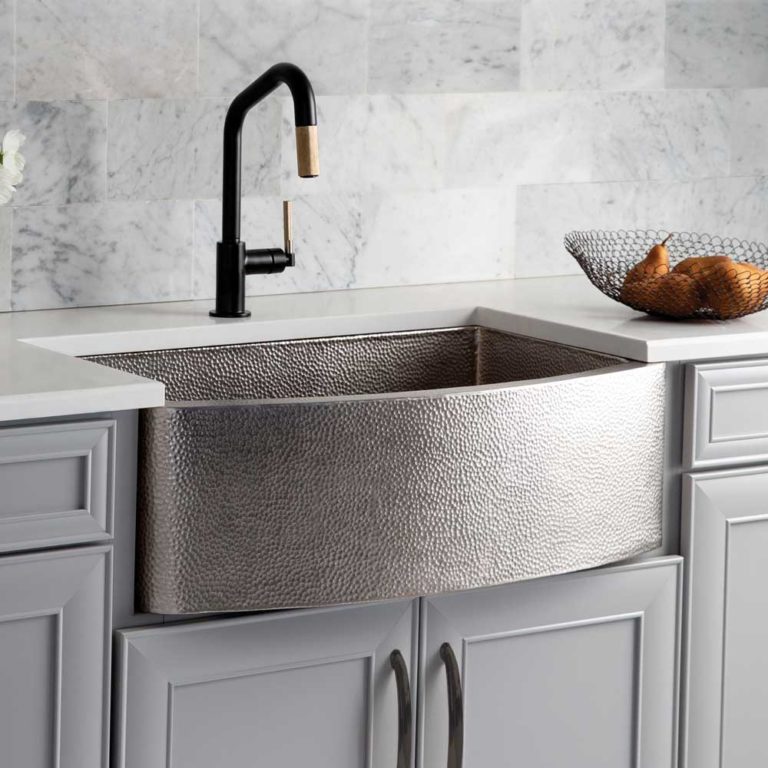 Rhapsody | Hammered Copper Farmhouse Kitchen Sink - Native Trails